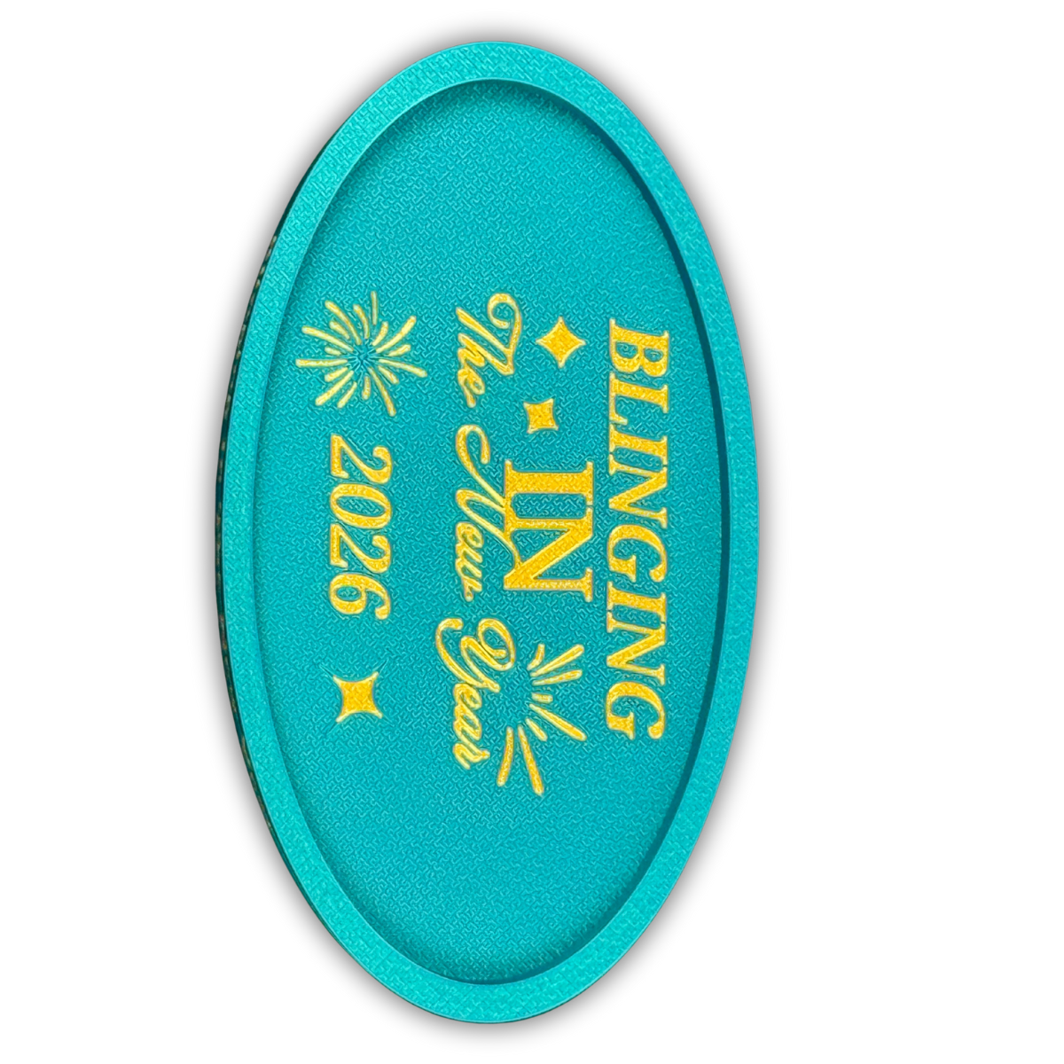 Blinging in the New Year 2026 Diamond Painting Trinket Tray