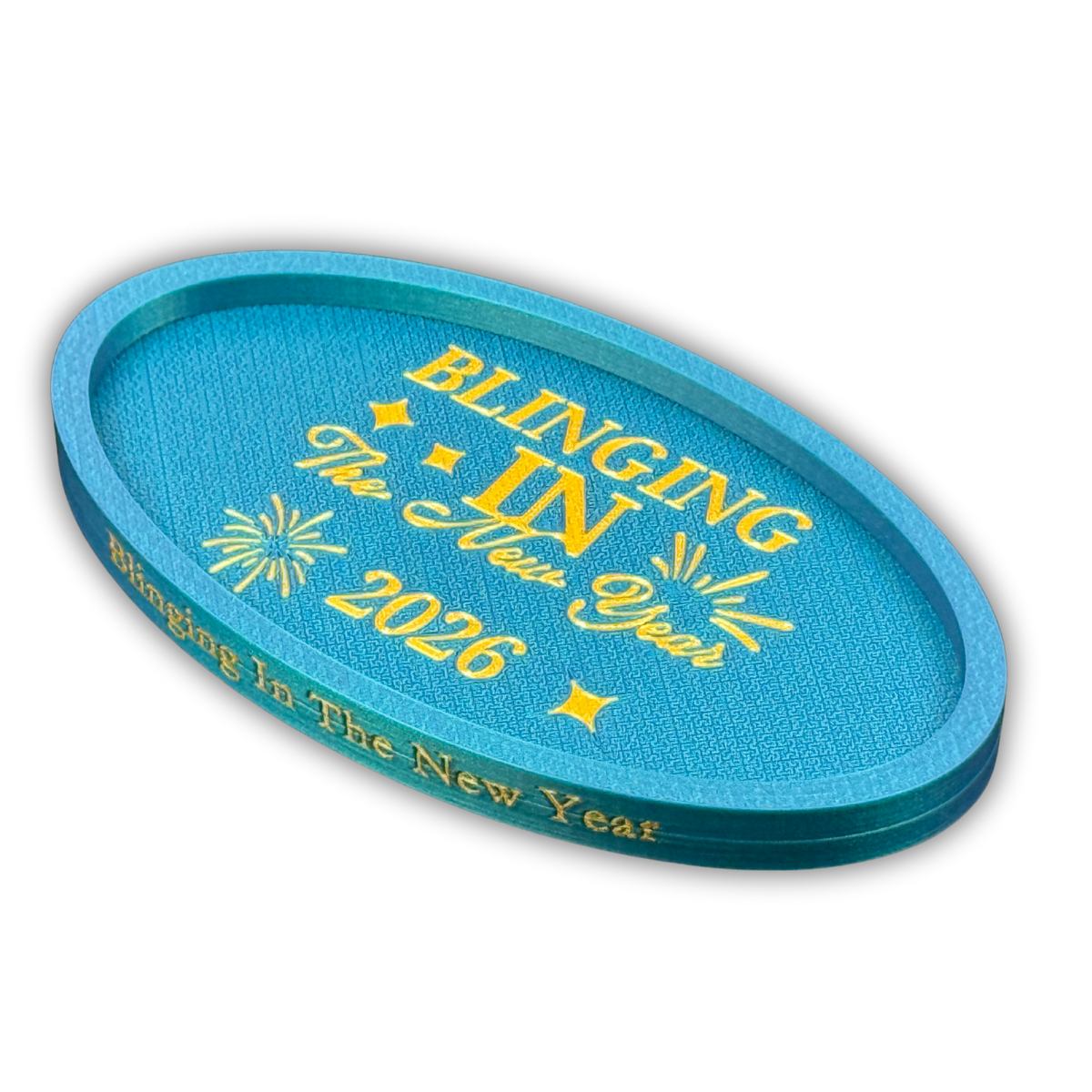 Blinging in the New Year 2026 Diamond Painting Trinket Tray