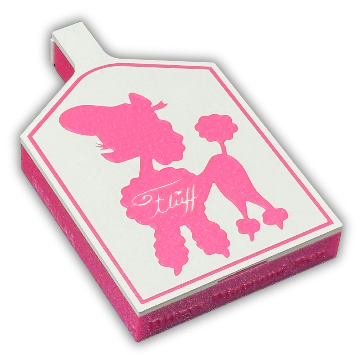 ©Miss Fluff Pink Poodle Edition Diamond Painting Tray